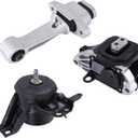 3 Pcs Engine Motor & Transmission Mount Set Compatible for Hyundai Sonata 2015-2017 2.0L 2.4L Automatic Transmission Replaces# 71099 61001 71085 21810-C1020 21950-C1100 21830-C1170