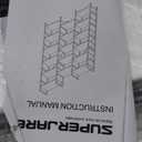 SUPERJARE Triple 6 Tier Bookshelf, Bookcase with 17 Open Display Shelves, Wide Book Shelf Book Case for Home & Office, Rustic Brown