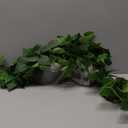 Alyptus Fake Pothos Hanging Plants – 33" Set of 2 Faux Ivy Vines with Pots Realistic Silk Devil’s Ivy for Indoor Décor Low Maintenance Artificial House Plants for Home Bathroom or Office Green