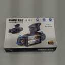 NHOPEEW Dash Cam Front and Rear Inside, 4 Channel Dash Cam 3" IPS Screen Front and Back with 8 IR Night Vision Lights, Loop Recording, 24 Hours Recording, G-Sensor, Reverse Help + 64G Memory Card