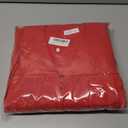 D DODOU Unisex Adult Matte Graduation Cap and Gown Set with Honor Cord Gold Stoles for College School Bachelor Graduates (Red, 51)