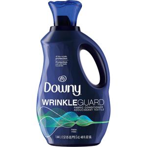 Downy Wrinkleguard Liquid Fabric Softener & Conditioner, Fresh, 48 Fl Oz. Bottle, 48 Fl Oz, Pack of 2
