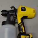 Wireless HVLP Spray Gun with Lithium-ion Battery - Electric Paint Tool, 3 Spray Modes (Wide to Narrow), Detachable Container and Easy to Clean Nozzle (Single Machine + 1 Battery)