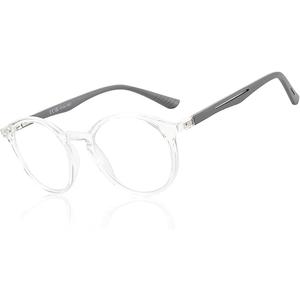 BLUEMOKY Reading Glasses for Men and Women: Blue Light Round Classic Eyeglasses - Computer Readers Glasses (+2.0)