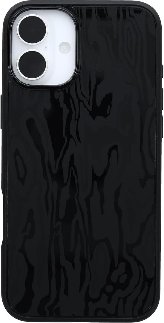 OtterBox iPhone 16 Plus Symmetry Series Case - Spruce Bark - Ultra-Thin, Sleek iPhone Case, Protective iPhone Case with Smooth Woodgrain Design