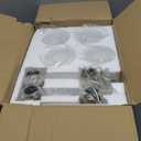 Brushed Gold Vanity Light,4 Light Gold Bathroom Light Fixtures,Bathroom Lights Over Mirror with Clear Glass Shade,Modern Wall Lighting for Mirror Bedroom Vanity Hallway