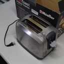 BLACK+DECKER Silver Stainless Steel Extra Wide 2 Slot Toaster