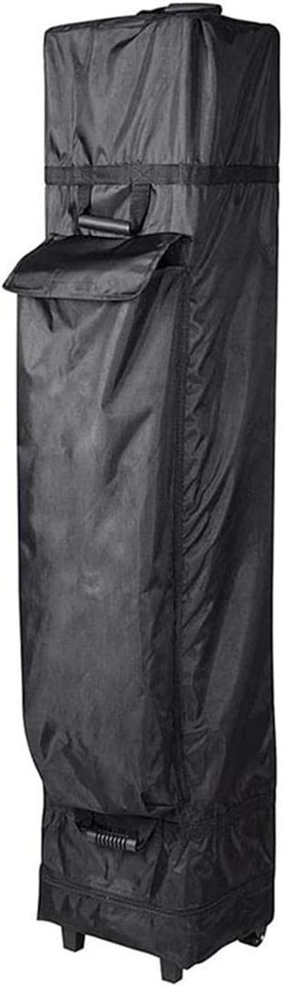 Waterproof Wheeled Canopy Bag 11.8 x 11.8 x 63 Replacement Canopy Roller Bag Outdoor Instant Canopy Storage Bag with Handles 1680D - Roller Bag Only(Without Canopy)