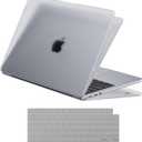 Invisible Armor for MacBook Air 15 inch Case 2025 2024 2023 M4 M3 M2 [Same as Bare Device] [Scientific Slim] Protective Hard Shell Translucent Cover Laptop - Matte Clear