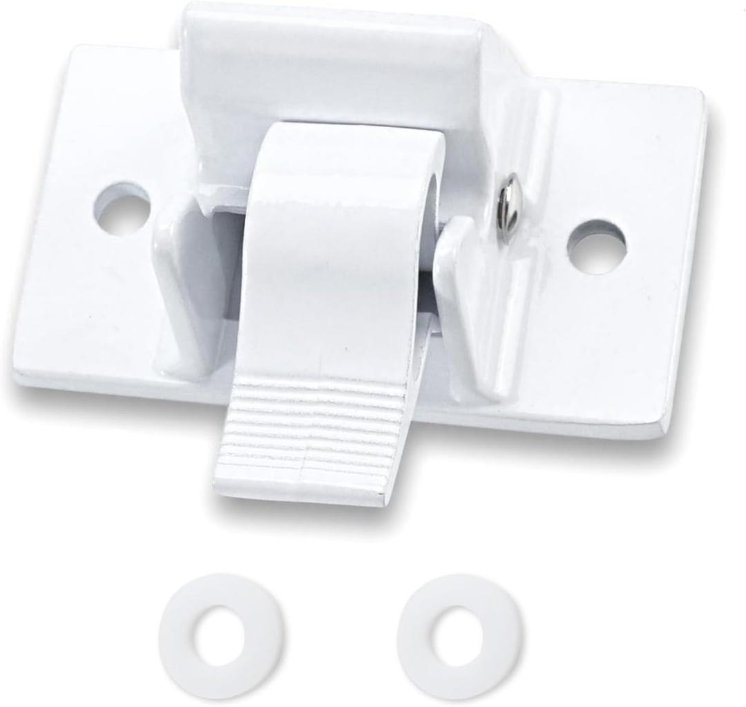 for RV Camper Trailer Bottom Mounting Bracket 8300 8500 9000 Awning Replacement White Lower 1 pc