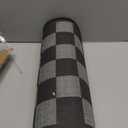 Kitchen Mats for Floor, Super Absorbent Kitchen Rugs Non Slip Washable, Linen-Look Woven Cushion Kitchen Runner Rug, Kitchen Sink Standing Mat, Black Beige Checkered 17"x30"