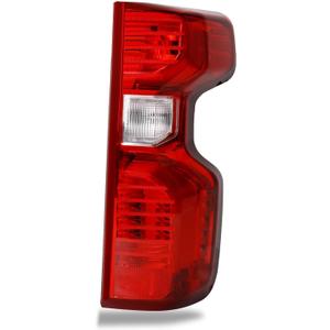 Halogen Tail Light Compatible With 2019-2024 Chevy Silverado 1500 2500HD 3500HD Right Passenger Side Replace Part Number 84554657 (Halogen Type)