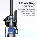 Eureka NEU10AE5 Powerful Bagless Upright Vacuum Cleaner Carpet and Floor, AirSpeed Ultra-Lightweight Vacuum Cleaner, w/ Replacement Filter, Blue