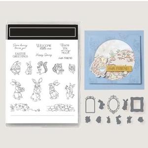 2025 Stamps and Dies for Card Making, Creative Scrapbooking and Die Set for DIY Variety of Handmade and Holiday Album Scrapbook Birthday Cards (M1048)