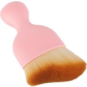 2 x Car Detailing Brush, Soft Bristle Cleaning Brush, Scratch-Free Auto Duster Tool for Dashboard, Air Vents, Leather & Interior Cleaning (Pink&Brown)