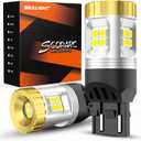 SEALIGHT 7443 LED Bulb for Reverse Backup Light, 1200% Super Bright 7440 7441 7444 T20 W21W LED Light Bulb White for Tail Blinker Bulb Replacement (2PCS)