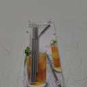 Biosmart Reusable Stainless Steels with Silicone Tips, 4 straws & 1 cleaning brush