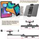 Headrest Tablet Holder for Car Accessories, Crafted from aircraft-grade aluminumUniversal Car Tablet Mount with 22'' Extendsion Arm Car Seat Mount for iPad, Galaxy, Fire HD or 4.7-12.9 Tablets