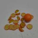 Woration 19 Pcs Artificial Fake Orange & Slices Blocks Set Simulation Fruits Model Realistic Oranges Home Decoration for Party Kitchen Wedding Props Ornament