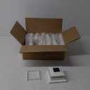 Solar Post Cap Lights, 6500K Cool White IP65 Waterproof Solar Powered Fence Light for 4x4 Wood Post & 5x5 Vinyl Fence, Deck Patio Garden Yard Outdoor Landscape Lighting, ABS Material, 12 Packs