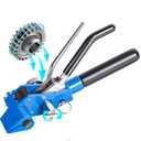 Steel Strapping Banding - Stainless Steel Banding Tool Band Coil 3/16"~3/4", Tensioner, Crimper, Cutter, Ratchet type Plier for Tensioning, Packing, Bundling