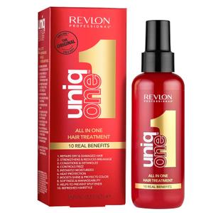 UniqOne Revlon Professional Hair Treatment, Moisturizing Leave-In Product, Repair For Dry and Damaged Hair, Haircare Stocking Stuffer, 5.1 Fl Oz