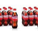 Coca-Cola Soda Soft Drinks, 16.9 fl oz Bottles, 12 Pack - Classic Cola Soft Drink Pack BEST BY AUG 25/25