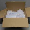 ARIAMOTION Hurricane Candle Holders for Pillar Hand Blown Glass Cylinder Vases Table Centerpiece Bulk Room Decor Clear Seeded Bubbles Living Dining Kitchen Island 10" 7" 4" Set of 3