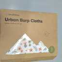 Organic Burp Cloths Baby Boy, Girl - 6-Pack Large Cotton Burping Cloths for Babies, Spit Up Rags, Super Absorbent, Ultra Soft Newborn Rag, Gender Neutral, Machine Washable, Durable(Sweet Charm)