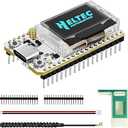 WiFi LoRa 32 V3 ESP32-S3FN8 SX1262 Development Board 902-928MHz Integrated WiFi BLE LoRa with Antenna Onboard 0.96-inch OLED Display for Meshtastic LoRaWAN (WiFi LoRa 32 V3 with Case)