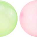 2 pcs Bubble Ball for Adults 27inch Inflatable Water Bubble Ball Balloon Beach Ball Garden Ball for Outdoor Indoor