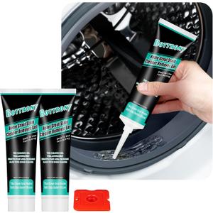 2 Pcs BOTTRONY Mold Stain Remover Gel, Home Stain Remover Gel, Washing Machine Cleaner, Household Cleaner for Refrigerator Strips, Grout Cleaners Best for Home Sink, Kitchen, Showers 