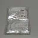 Houseables Plastic Chair Covers, Plastic Seat Covers for Dining Chairs, Seat Protectors, Vinyl, Waterproof, Clear Cushion Protector for Cats, Kids, Kitchen Room Table, Fits 16-18 Inch, 4 Pack Set