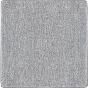 PURE ERA Carpet Stair Tread Landing Mat Area Rug Ultra Plush Shag Soft Non Slip Skid Resistant Tape Free Indoor Doormat Washable Reusable Grey 30 x 30 Inch