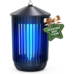 Bug Zapper Outdoor Indoor, Mosquito Zapper, Electric Fly Traps IPX4 Waterproof 20W Lamp Fly Insects Traps for Patio, Garage, Backyard, Porch