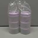 Termichy Stackable Formula Dispenser Portable Milk Powder Container, 2 Pack, Light Purple