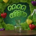 TBD 6Pcs Green Furry Christmas Ornaments Christmas Decorations Christmas Tree Toppers Picks, Green Fuzzy Plush Twigs, Bendable Tree Decor