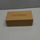  LULLASONG Black Kitten Heels Sandals Low Heels Slip On Slides 2 Inch Heeled Square Open Toe Sandals for Women | Heeled Sandals (7.5)