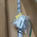 Window Privacy Film Decorative for Front Door, Bathroom Static Cling Stained Glass Sticker Opaque Heat Control UV Blocking Non-Adhesive for Home,Black Grid 23.6 x 78.7 inches