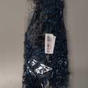 Sea Team 24-Pack Artificial Glitter Berry Stem Ornaments, Decorative Bead Sticks, Glittery Twigs, Picks, Branches for Christmas Tree, Small Vase, Holiday, Wedding, Party (17 Inches, Stone Blue)