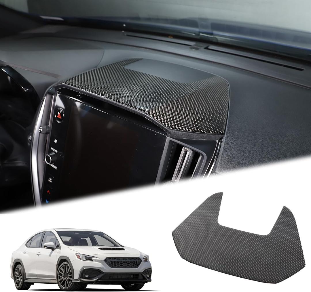 Daeiclru Real Carbon Fiber Center Console Dashboard Cover Trim Compatible with Subaru WRX 2022-2024/ Crosstrek 2024, Car Dash Panel Trim Cover, Instrument Panel Trim Dashboard Accessories (Black) Daeiclru Real Carbon Fiber Center Console Dashboard Cover Trim Compatible with Subaru WRX 2022-2024/ Crosstrek 2024, Car Dash Panel Trim Cover, Instrument Panel Trim Dashboard Accessories (Black)