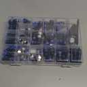 120 PCS Quick Connect Air Hose Fitting Assortment Kit,1/8" 1/4" 3/8" 1/2" NPT Thread Push to Connect Fittings Pneumatic Air Line Quick Connect Quick Release Fitting Kit