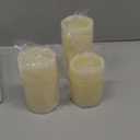 ANGELLOONG Flameless Candles with Remote, Battery Operated Candles with Flickering Flame, Fake LED Electric Timer Candles for Home Holiday Party Christmas Decor, Dripping