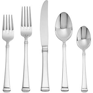 Mikasa Harmony 45-Piece Silverware Set, 18/10 Stainless Steel Cutlery for 8, Includes Forks, Knives, Spoons, and 5-Piece Serving Utensils Set Mikasa Harmony 45-Piece Silverware Set, 18/10 Stainless Steel Cutlery for 8, Includes Forks, Knives, Spoons, and 5-Piece Serving Utensils Set
