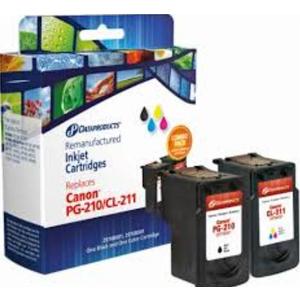 Data Products Remanufactured Inkjet Cartridges Canon PG-210/CL-211 Combo Pack