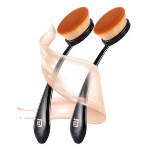 2 x Foundation Brush for Liquid Makeup,Kabuki Brush for Seamless Liquid, Cream, and Powder Application Ultra-Soft, Dense, and Cruelty-Free Synthetic Bristles for Streak-Free Blending (2 Pack)