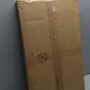 HOOBRO Folding TV Tray Tables, Set of 2 Side Table for Small Space, Industrial Snack Tables for Eating at Couch, Stable Metal Frame, Easy Assembly, Space Saving, Brown BR25BZ01