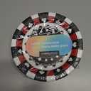 Cheerland Casino Party Decorations Paper Plates for Las Vegas Disposable Poker Casino Night Party Supplies Dessert Plate Theme Birthday Bachelor Poker Event Parties and Game Nights 7 Inch Pack of 24