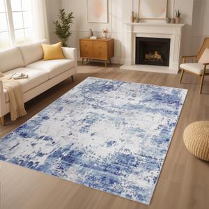 6x9 Area Rugs for Living Room - Non-Slip Soft Washable Rug for Bedroom, Dining Room, Home Office | Durable Comfortable & Stylish Design