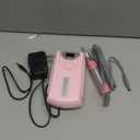 Professional Nail Drill Electric File:COYZU 35000RPM Portable Cordless Nail Drill Machine with Bits, Rechargeable E File for Acrylic & Gel Nails, Manicure & Pedicure Tech Tool for Home Salon, Pink